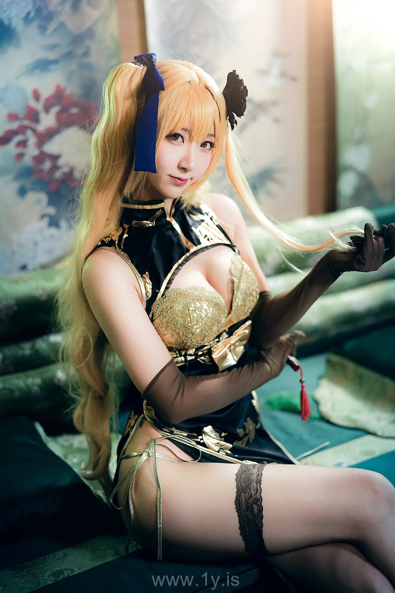 Coser@黑川 NO.018 Irresistible Asian Homebody Girl 金莲